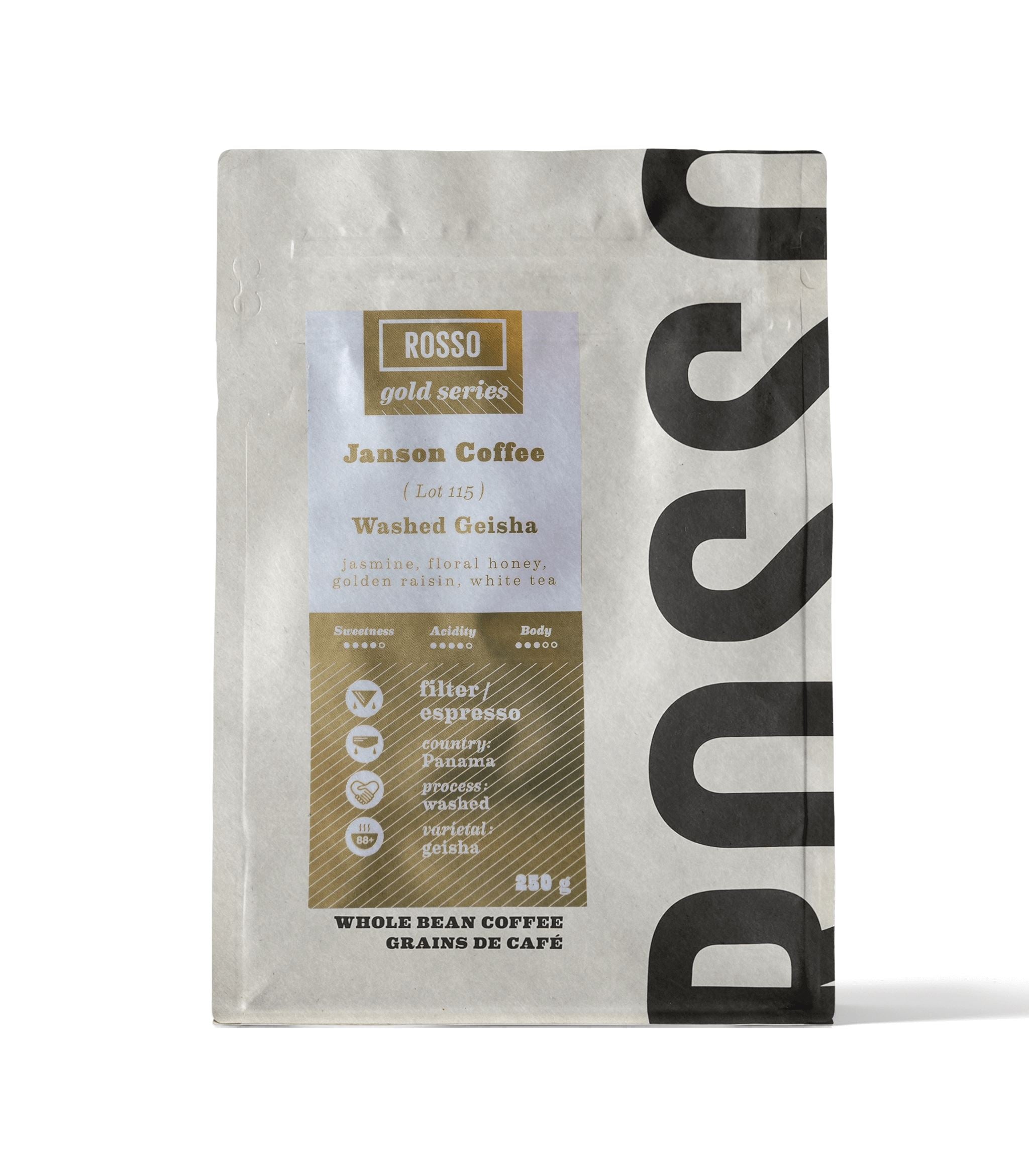 Janson Coffee / Panama Washed Geisha lot 115 250g Gold 